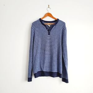 LUCKY BRAND Knit Quarter Button Sweater
